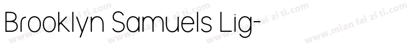 Brooklyn Samuels Lig字体转换